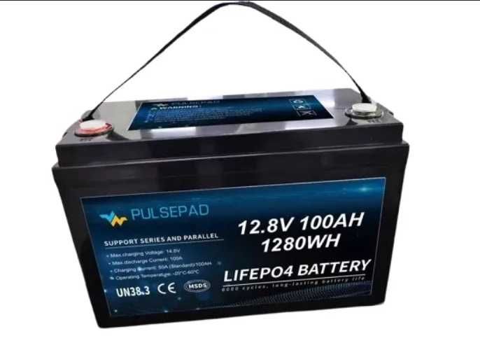 Акумулятор LiFePO4 12V/100AH, 100A (1280W*h)