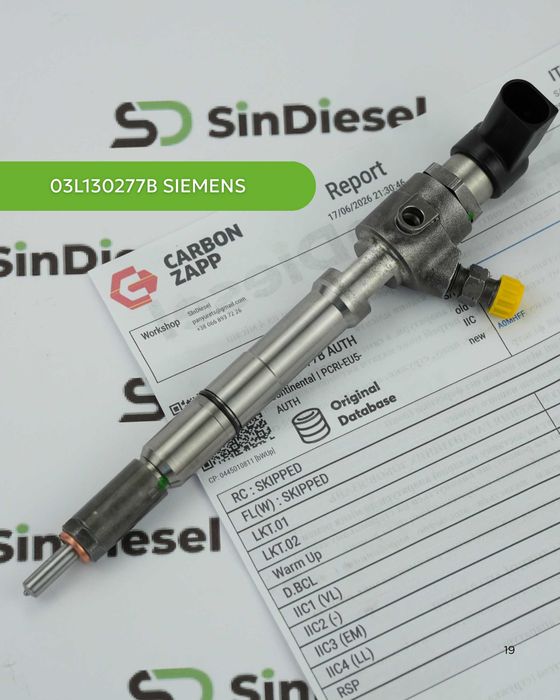 Форсунки відновлені 03L130277B Siemens Continental  Гарантія Продаж Обмін