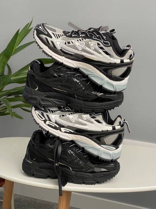 36-45 р кросівки Off White Be Right Back Grey Black