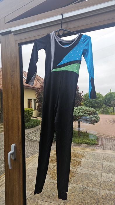 Kombinezon gimnastyka akrobatyka aerial silk hoop 140-146