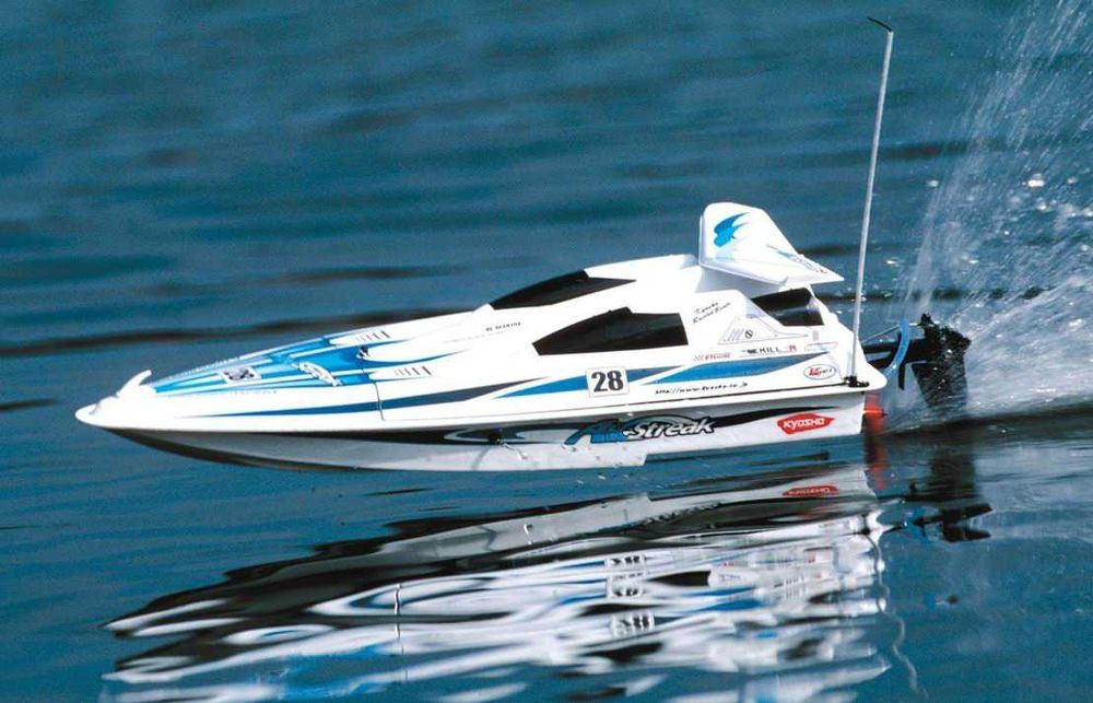 TROCO-Barco electrico Kyosho Airstreak 500EP;escala 1:20; ler anuncio