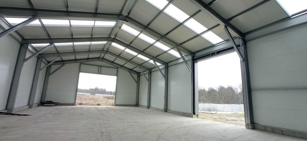 Hale stalowe zimnogięte / Projekt techniczny i transport GRATIS!