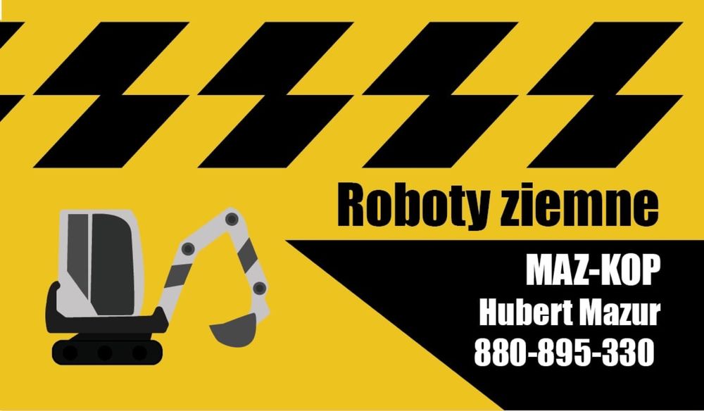 Roboty ziemne,Wyburzenia,Wynajem maszyn budowlanych