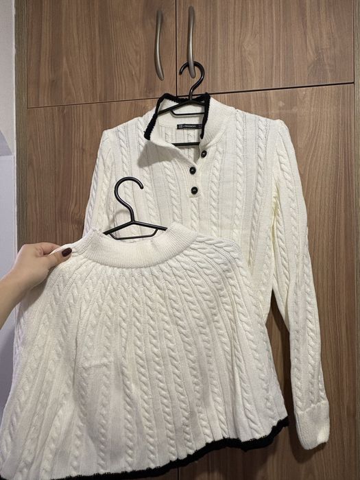 Костюм вʼязаний з спідницею