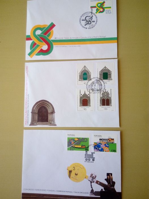 selos 1ºdia de circulação