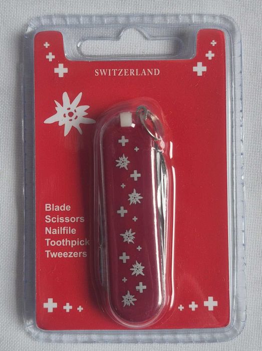 Сувенирный карманный нож-брелок (стиль Victorinox), новый в упаковке