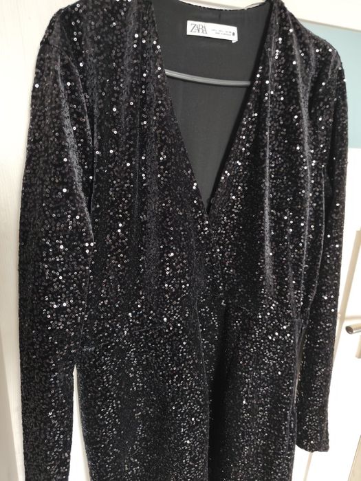 Sukienka damska cekinowa Zara L
