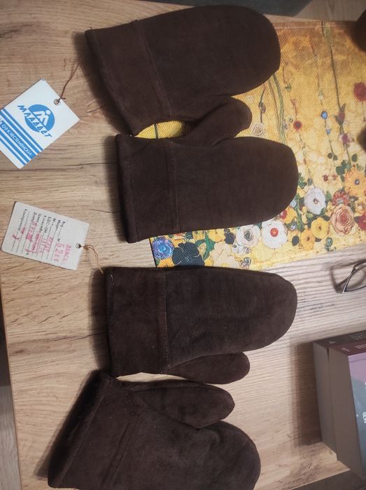 Rękawice z jednym palcem kożuch nowe