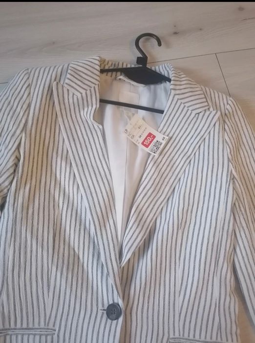 Żakiet w paski H&M