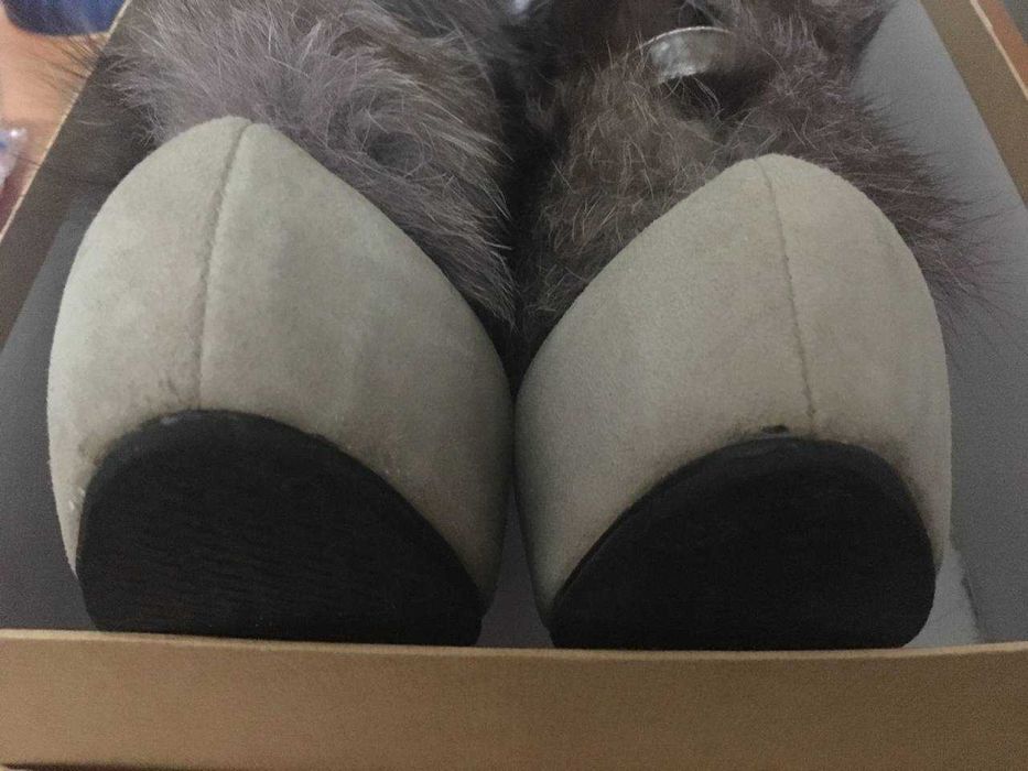 Замшеві на шпильці Ботильйони Christian Louboutin 14 (4) р. 36 23-23,5