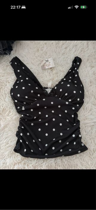 Bluzka top w groszki