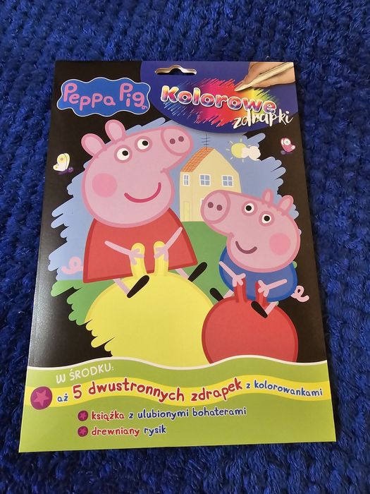Kolorowe zdrapki Świnka Peppa