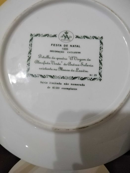 Pratos Vista Alegre 95