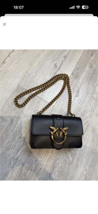 Шкіряна сумка Pinko,як нова,без слідів носки,Оригінал!