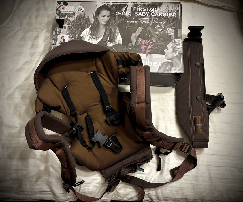 Переноска-кенгуру Cybex FIRST.GO 2-in-1 (коричнева)