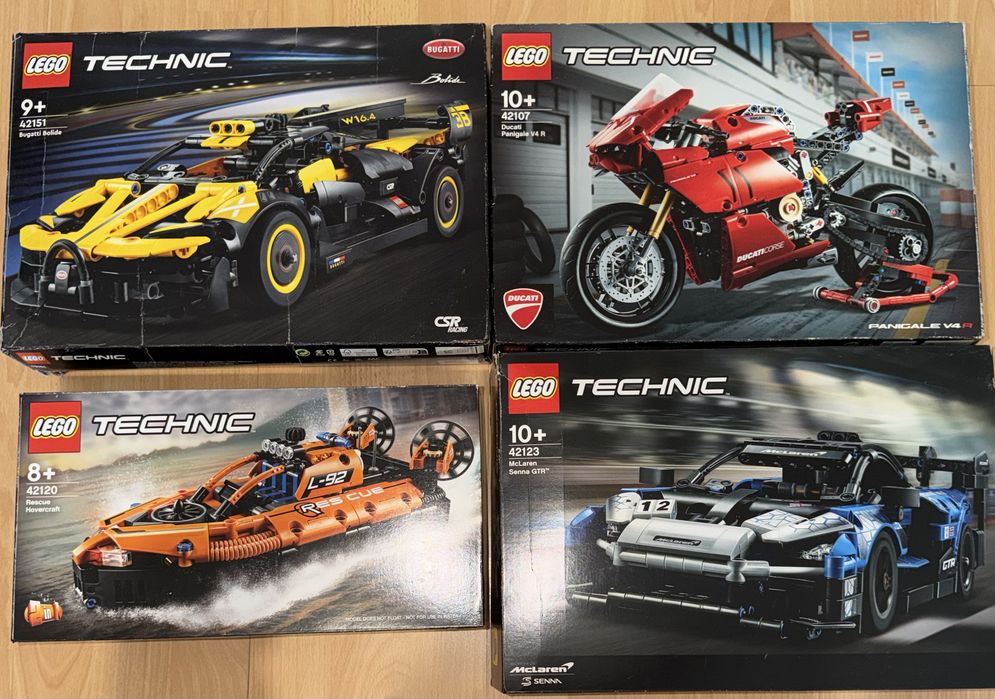 Lego Technic 42120, 42151, 42107, 42123 оригинал