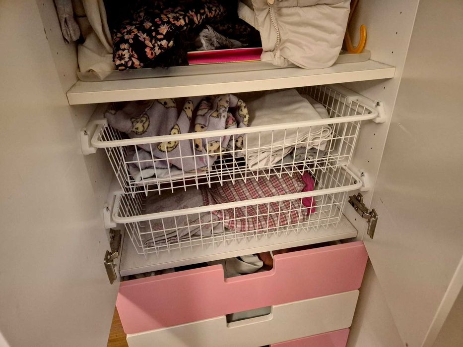 IKEA Roupeiro para quarto de criança SMÅSTAD / PLATSA