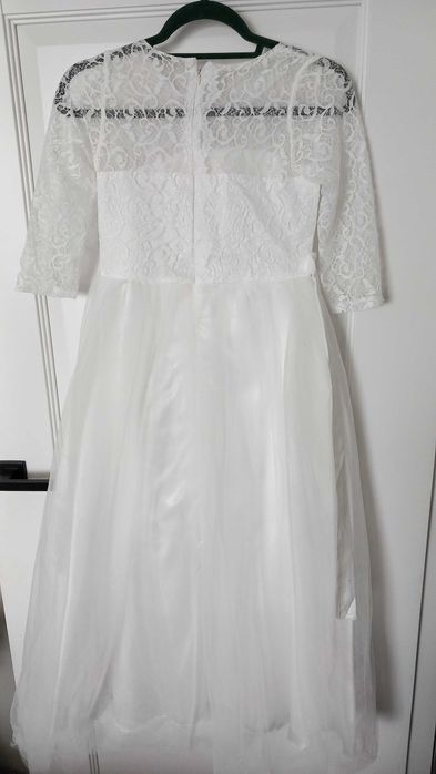 Alba sukienka dziewczęca komunijna dł. 125 cm rozmiar 160 BEZ BOLERKA