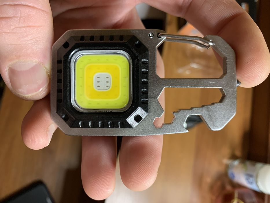 Светодиодный мини фонарик, многофункциональный, Type-C