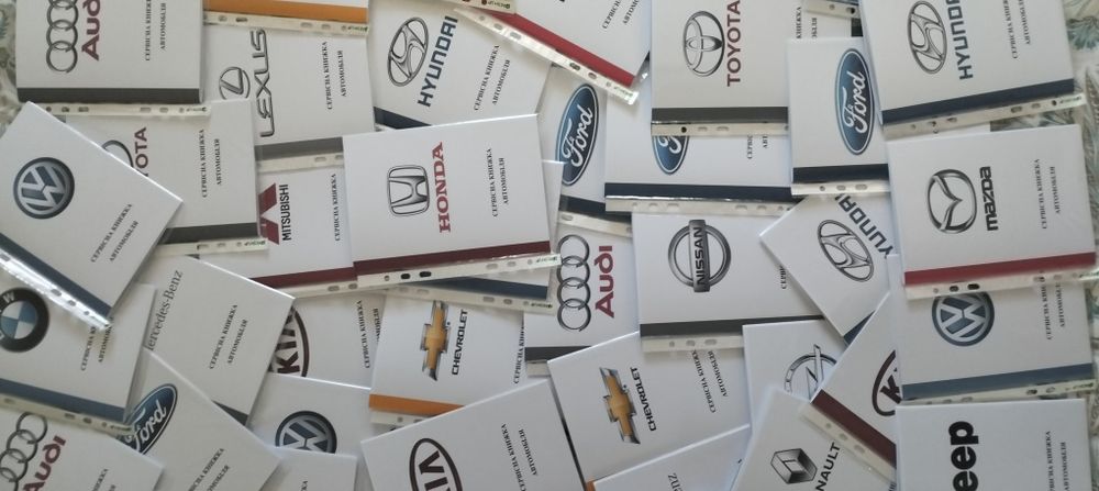 Сервісна книжка автомобіля, Service book.