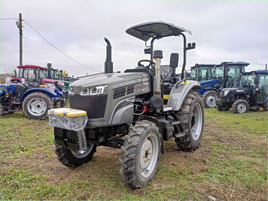 Гарантія Доставка трактор Скаут ТЕ-504 SR з козирком