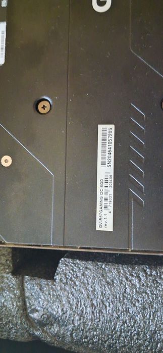 Відеокарта Rx 5700 НЕРОБОЧА