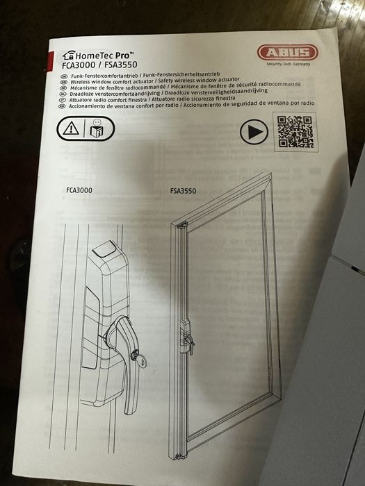 Бездротовий віконний привод ABUS HomeTec Pro FCA3000