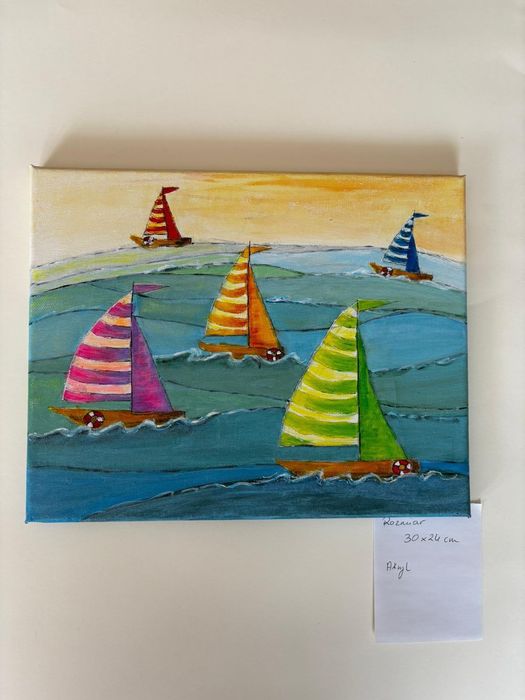 Obraz żaglówki 24x30 cm