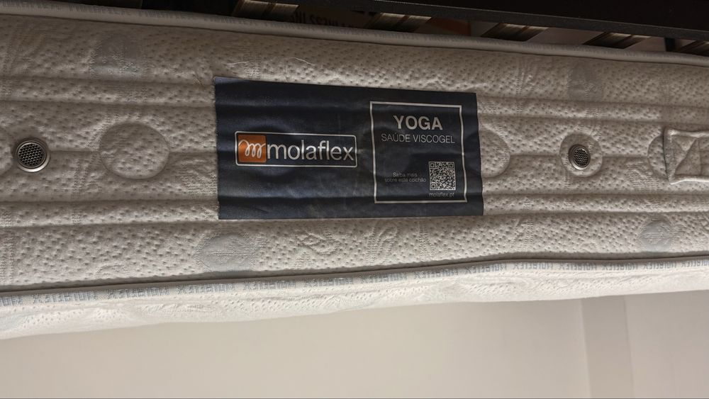 Colchão de casal visco gel da molaflex 190x140