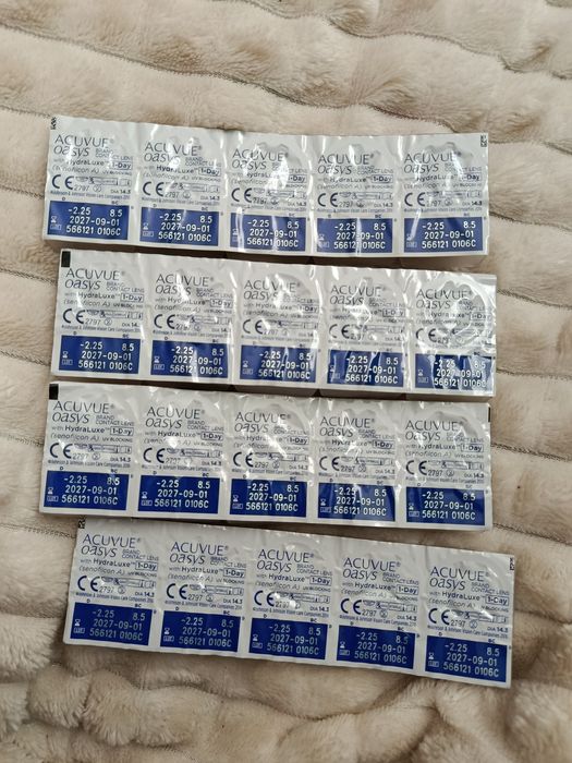 Soczewki kontaktowe dzienne -2,25