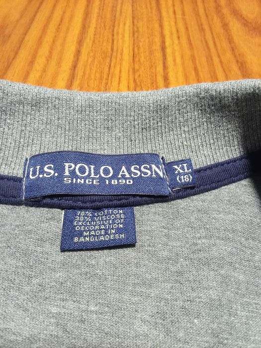 Polo cinzento U.S. Polo Assn.
