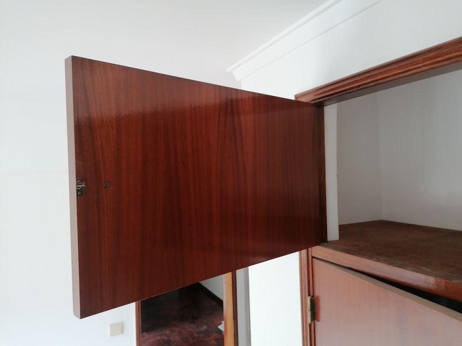Portas interior cor mogno