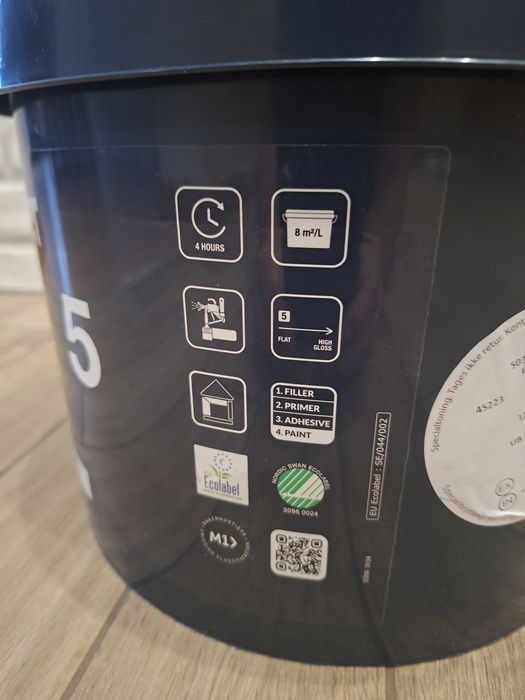 Farba Flügger Perform 5 . Nowa 9.1 litrów. Biała