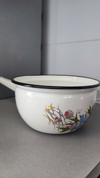 Ківш емальований СРСР + кружка у подарунок