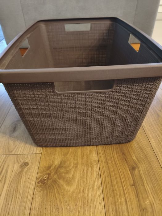 Nowy duży kosz na czyste pranie 45l
