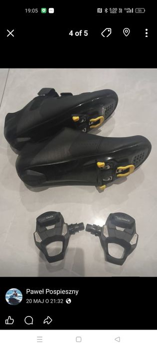 Buty i padały Shimano- tylko w komplecie