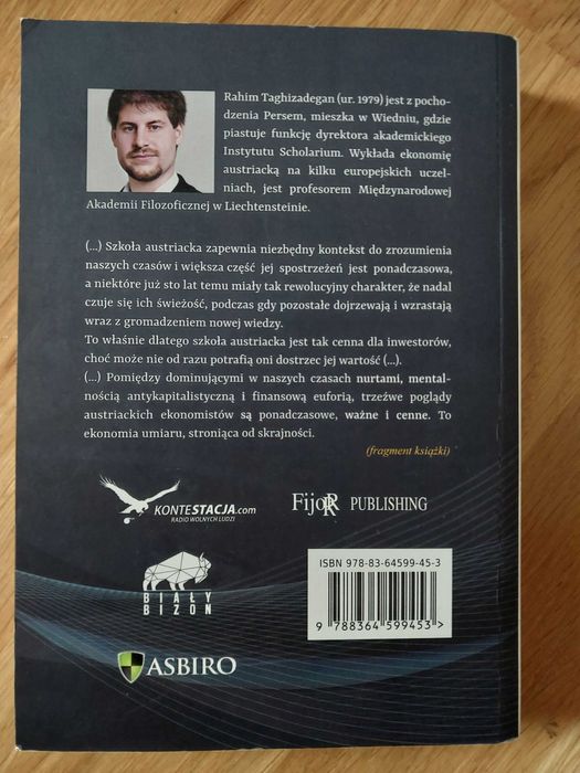 "Szkola austriacka. Praktyka inwestowania" R. Taghizadegan