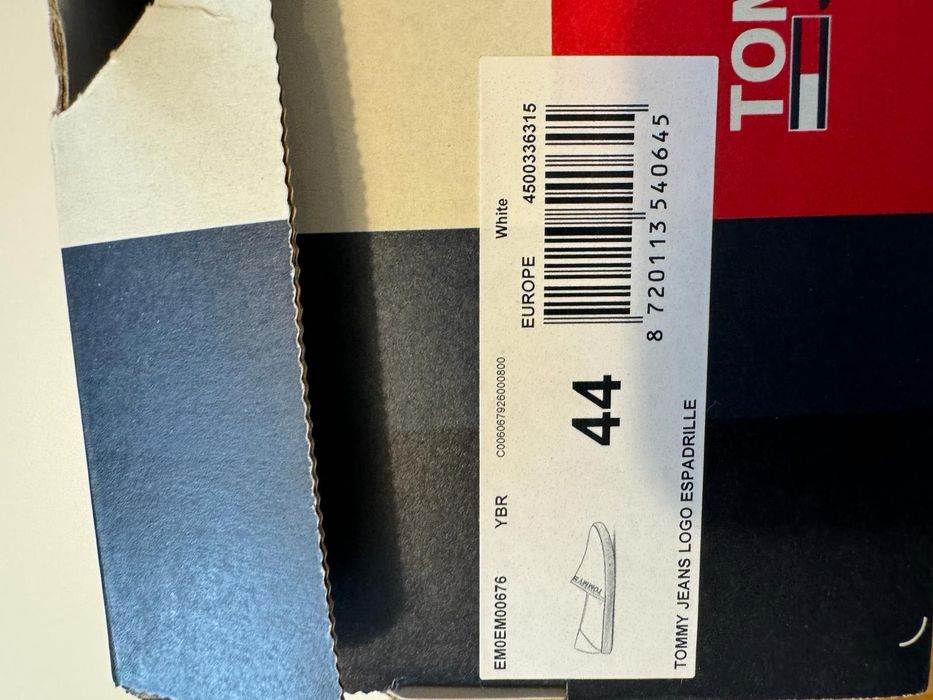 Buty Tomy Jeans Espadrile  rozmiar 44