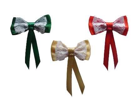 Kotyliony dla gości weselnych z koronką 60szt butelkowa zieleń