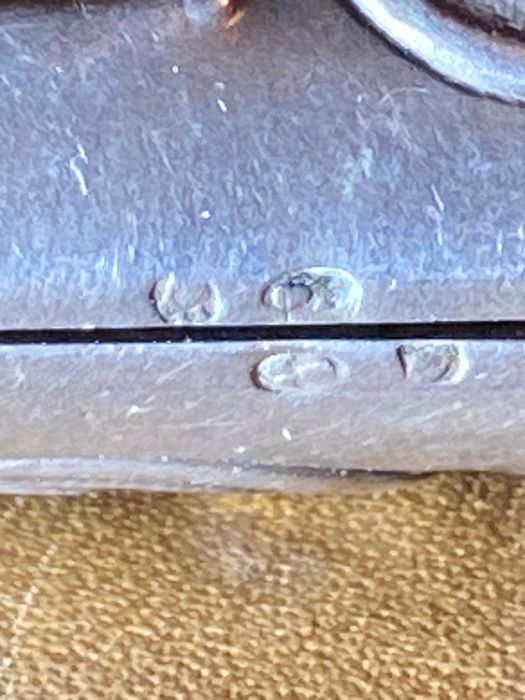 Cigarreira Arte Nova Prata Portuguesa Contrastada Javali 8,5 cm