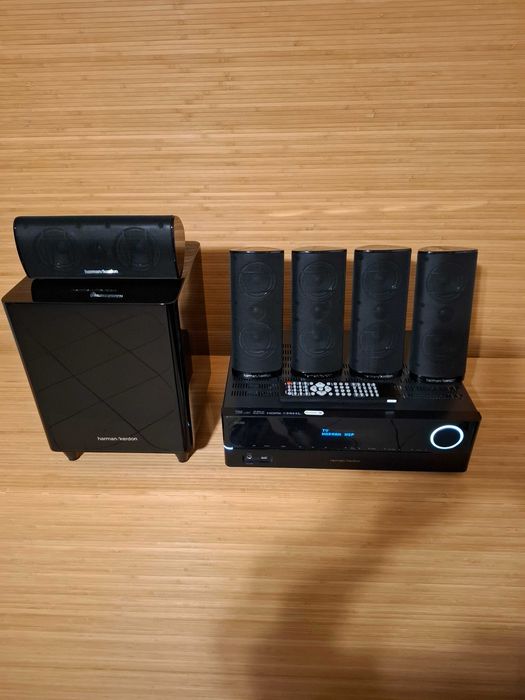Amplituner Harman Kardon 171s 7.2 Kino domowr Subwoofer głośniki Jak Nowe