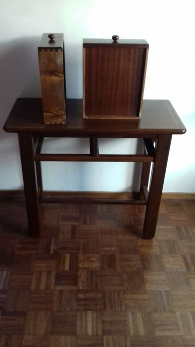 High-Quality Wooden Side Table with Drawers64729521975170122