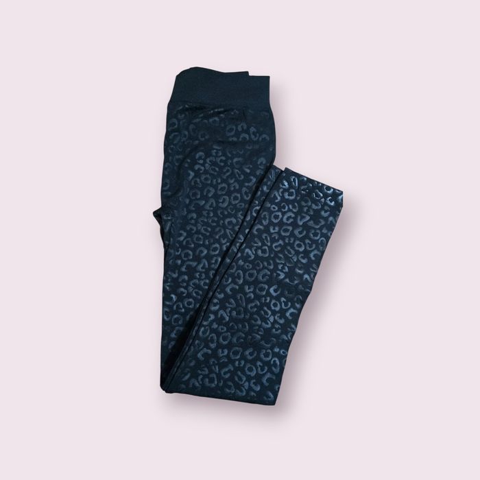 Nowe czarne legginsy damskie S