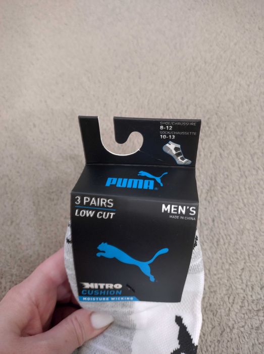 Новий набір чоловічих шкарпеток фірми Puma оригінал р.EUR 41-45