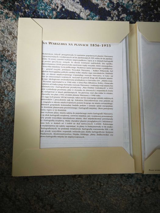 Dawna Warszawa na planach 1856–1955 komplet