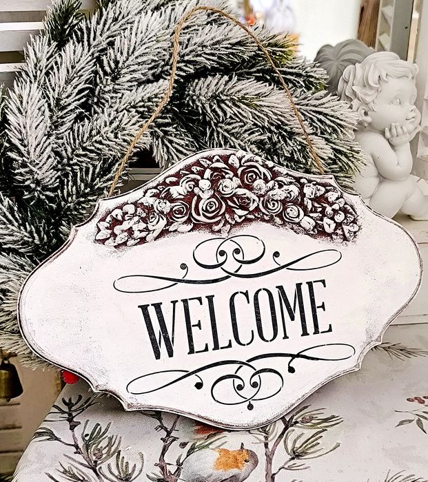 Zawieszka na drzwi welcome