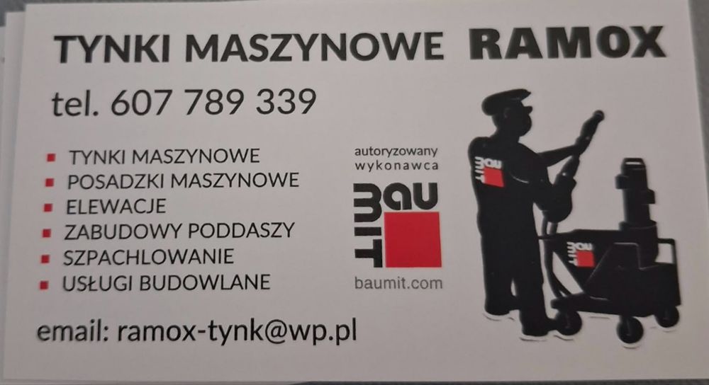 Tynki maszynowe