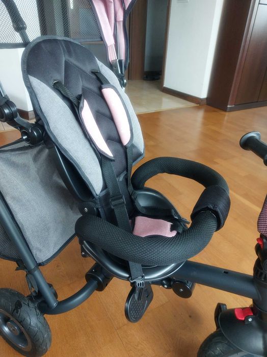 Rowerek trójkołowy dziecięcy z daszkiem LIONELO 2w1