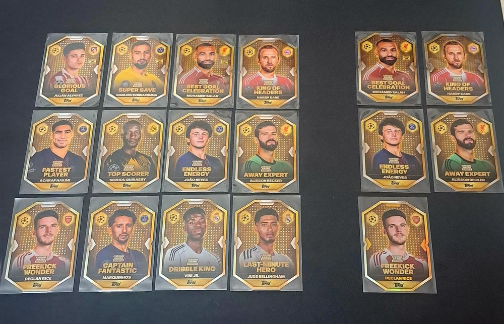 Cartas futebol attax