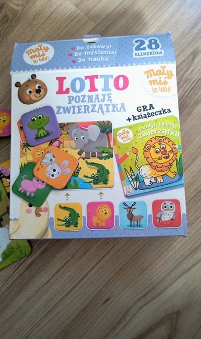 Gra dla najmłodszych Lotto - poznaje zwierzęta